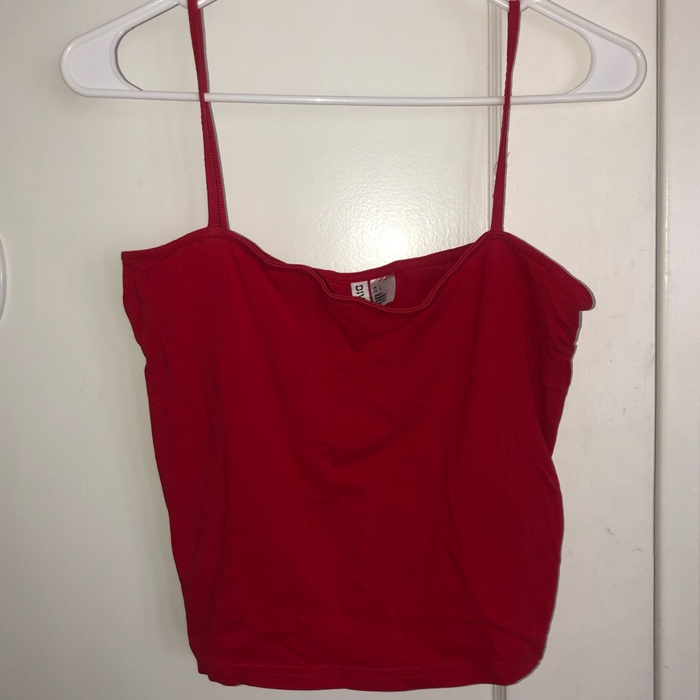 Red Crop Top